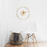 Creative Transparent Floating Wall Clock