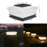 New Solar Powered Square Column Headlights For Outdoor