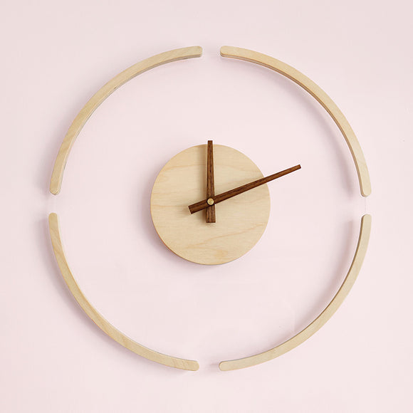 Creative Transparent Floating Wall Clock