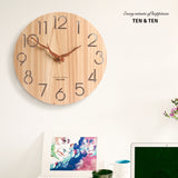 Minimalist Wood Atmosphere Wall Clock