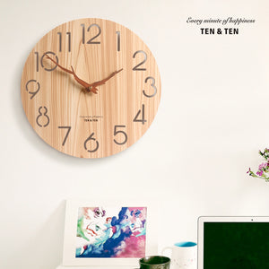 Minimalist Wood Atmosphere Wall Clock