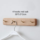 Solid Wood Wall Rack And Hook