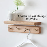 Solid Wood Wall Rack And Hook