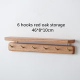 Solid Wood Wall Rack And Hook