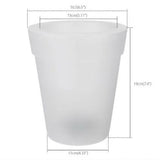 LED Plastic Flowerpot Outdoor Waterproof