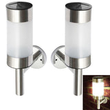 Cylindrical Solar Outdoor Wall Light