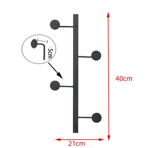 Vertical Wall Coat And Accessories Hook Hanger