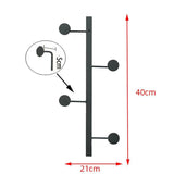 Vertical Wall Coat And Accessories Hook Hanger