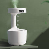 Illusive Anti-Gravity Humidifier With Clock