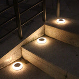 Solar In Ground Courtyard Garden Light