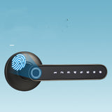 Smart Digital Lock With Fingerprint Password Or Smartphone Keyless Security Door Handle