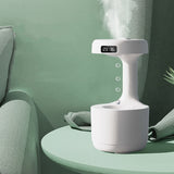 Illusive Anti-Gravity Humidifier With Clock