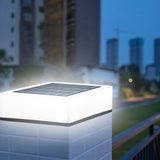 New Frameless Solar Fence Column Pillar Light