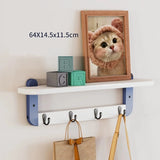 Nordic Wall Hook Shelf Rack