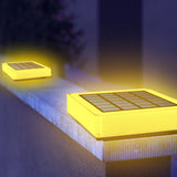 New Frameless Solar Fence Column Pillar Light