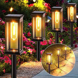 Solar Outdoor Courtyard Retro Filament Light