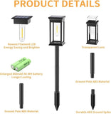 Solar Outdoor Courtyard Retro Filament Light