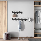 Vertical Wall Coat And Accessories Hook Hanger