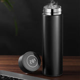 SOGA 500ML Stainless Steel Smart LCD Thermometer Display Bottle Vacuum Flask Thermos