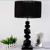 SOGA 55cm Black Table Lamp with Dark Shade LED Desk Lamp