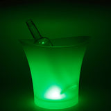 7 Colors LED Light Ice Bucket  Drinks Ice Cooler Bar Party 5L