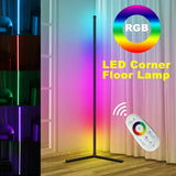 RGB LED Floor Corner Lamp Light with Remote Control