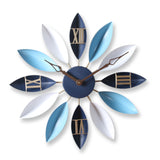 Nordic Style Leaf Petal Wall Clock