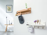 Bamboo Coat Hanger And Shelf