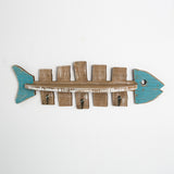 Mediterranean Fish Skeleton Decoration Shelf