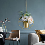 Golden Hanging Pots