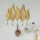 Golden Leaf Wall Hooks