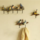 Decorative Birds Wall Hooks