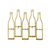 Bottle Shape Wall Wine Rack