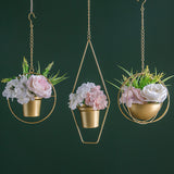 Golden Hanging Pots