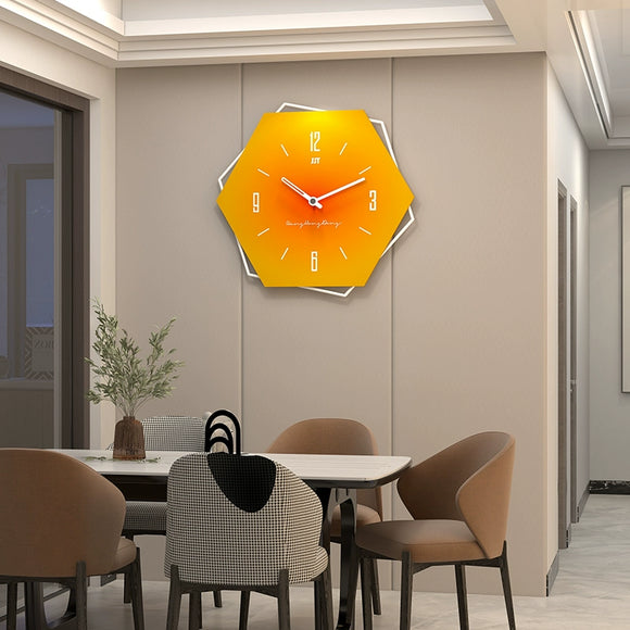 Contemporary Hexagonal Clock