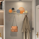 Golden Deer Perforated Circles Wall Hooks