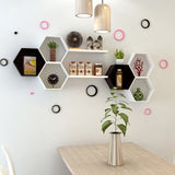 Creative lattice wall shelf