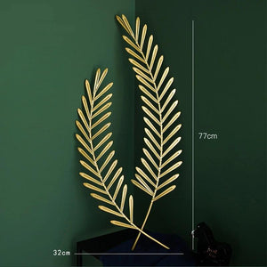 Two Fern Leaf Wall Sculpture