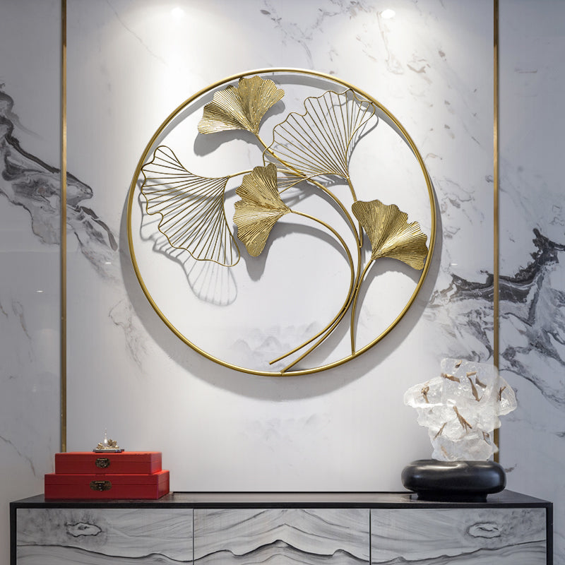 Ginkgo Leaf Wall Sculpture – Ambience Creation