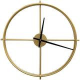 Golden Crosshair Clock