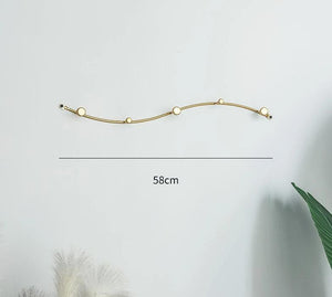 Simple Luxurious Wave Coat Hanger Hook