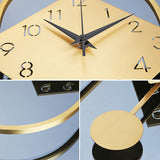 Diamond Shaped Pure Copper Clock