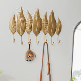 Golden Leaf Wall Hooks