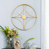 Circular Attic Window Wall Clock