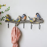 Decorative Birds Wall Hooks