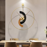 Modern Ying Yang Wall Clock