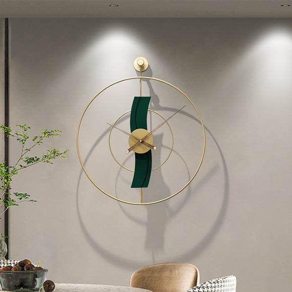 Large Luxury Ribbon Wall Clock