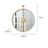 Large Mirror Clock