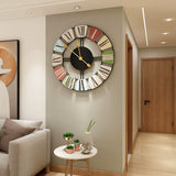 Creative Roman Numeral Large Wall Clock