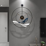 Waves Large Wall Clock